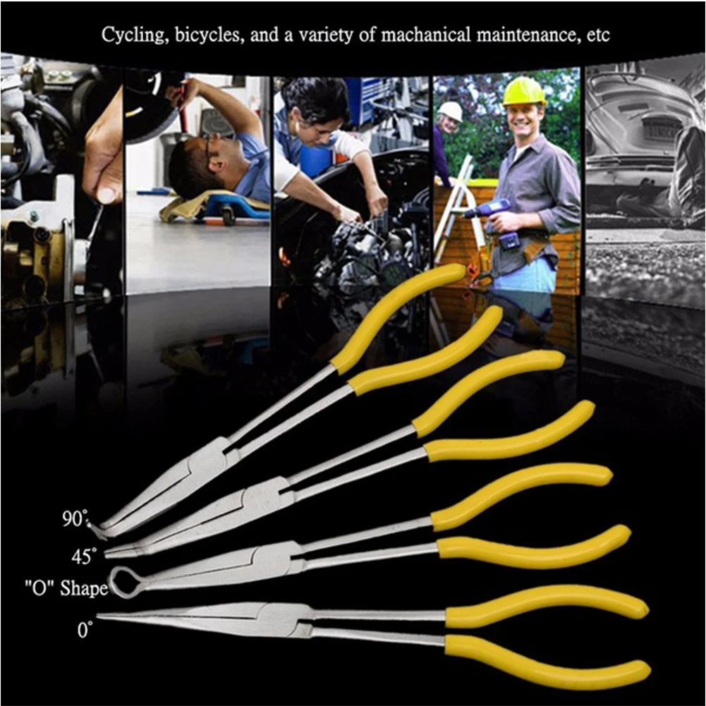 11 дюймов плоскогубцы для наращивания игольчатые 25 градусов 45 90 круглого носа 16