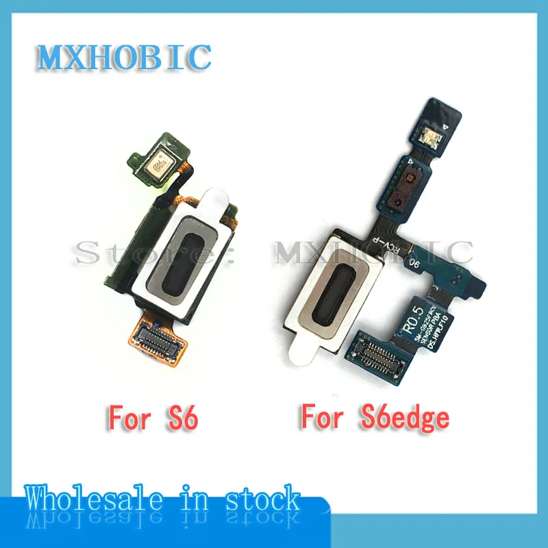 Earpiece Ear Speaker For Samsung Galaxy S6 Edge G920f G925F With Light Proximity Sensor Flex Cable Replacement Parts | Мобильные