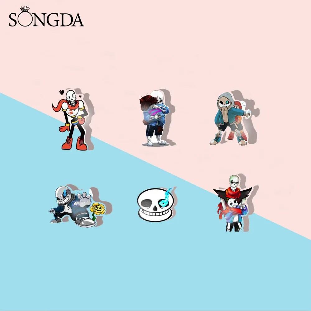 Горячая игра Undertale акриловые брошки значки броши на лацкан значок со смолой