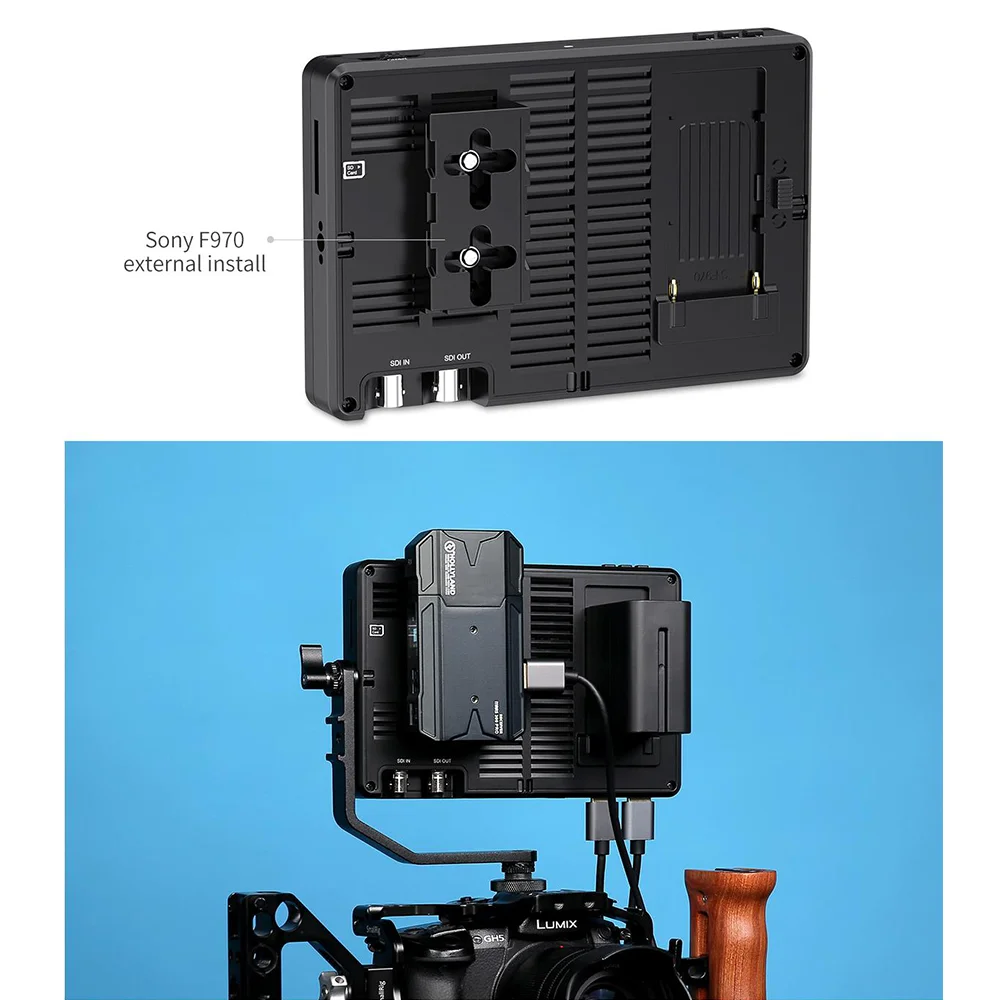 7 дюймовый сенсорный экран FEELWORLD LUT7S PRO 2200nits 3D LUT для цифровой зеркальной камеры