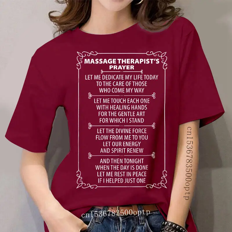 

women T Shirt Massage Therapist's Prayer(1) Women T-Shirt