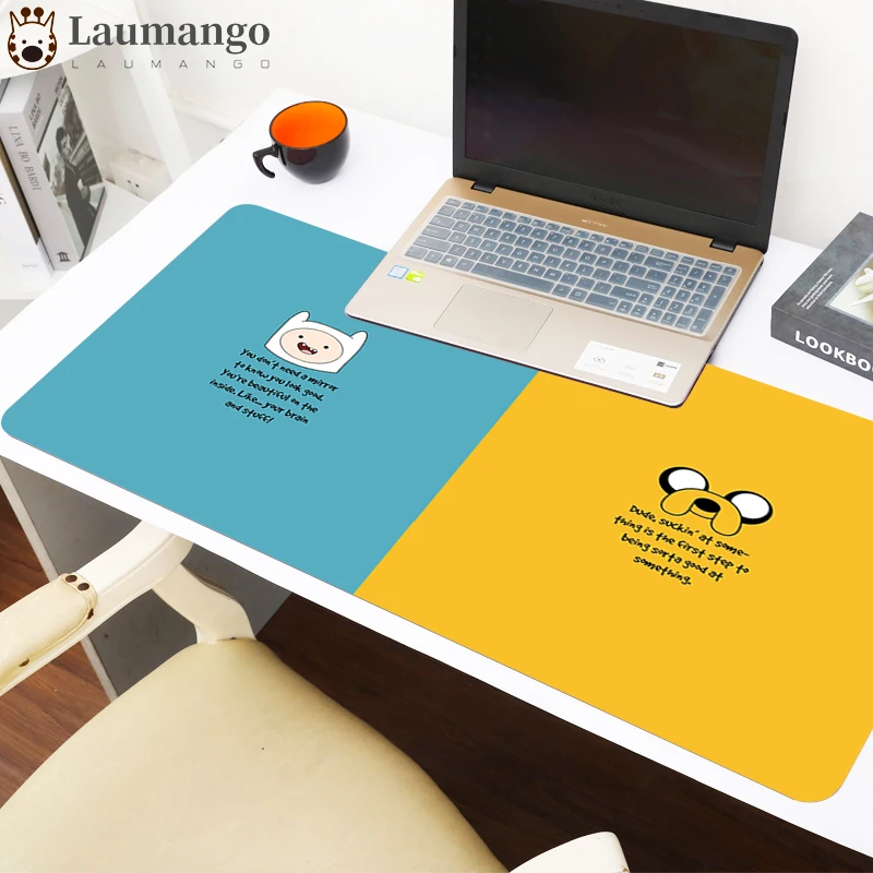 

Adventure time Gaming Mouse Pad Large Mouse Pad Gamer Big Mouse Mat Computer Gaming MousePad Keyboard Desk Mat