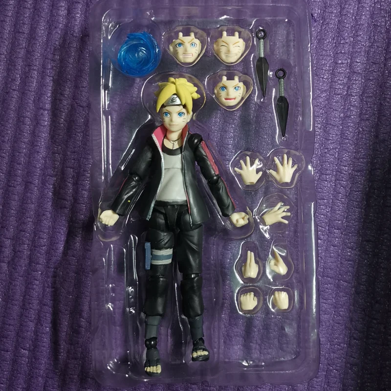 Экшн фигурки Shf Boruto игрушки для детей аниме изменяющая лицо модель кукла ниндзя