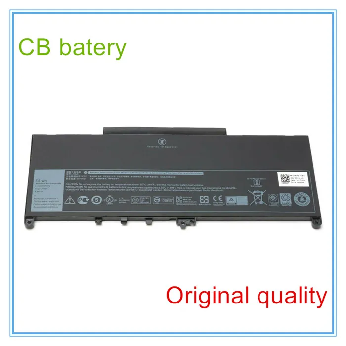 J60J5 Сменный аккумулятор для ноутбука E7270 E7470 R1V85 MC34Y 242WD 7 6 V 55Wh|battery original|battery forbatteries