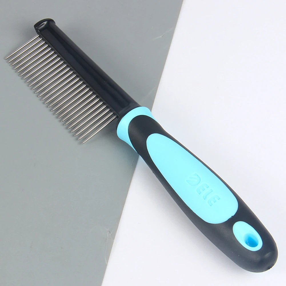 Расческа для котов удаление щенка Нескользящие волосы из нержавеющей стали