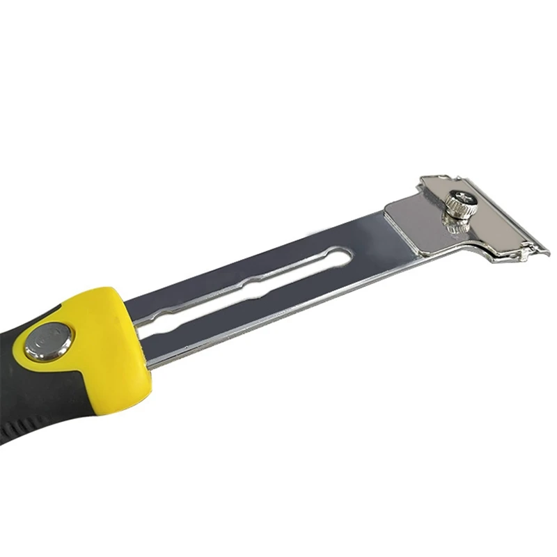 

Telescopic Scraper Holder for Cleaning Glass Floor and Wall Decontamination Scraper with Four-Blade Multi-Purpose