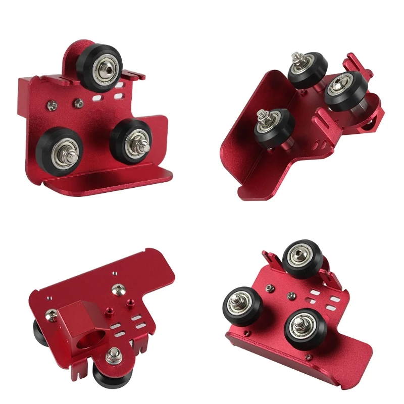 

3D Printer Parts Extruder Back Support Metal Plate With Pulley Hotend Extruding Extruder Back Plate For CR-10 Pro Set