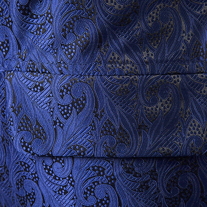 

4 colors men smart casual suit vest Flower embroidery new style suit vest Single-breasted design plus size vest for autumn