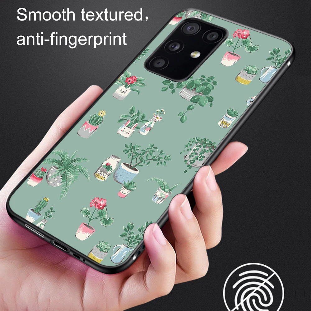 

Cactus Plant For Samsung Galaxy S21 A51 S20 S10 S9 S8 Plus Ultra S10e A50 A71 A70 A20E NOTE 20 10 9 8 Plus Soft TPU Phone Case
