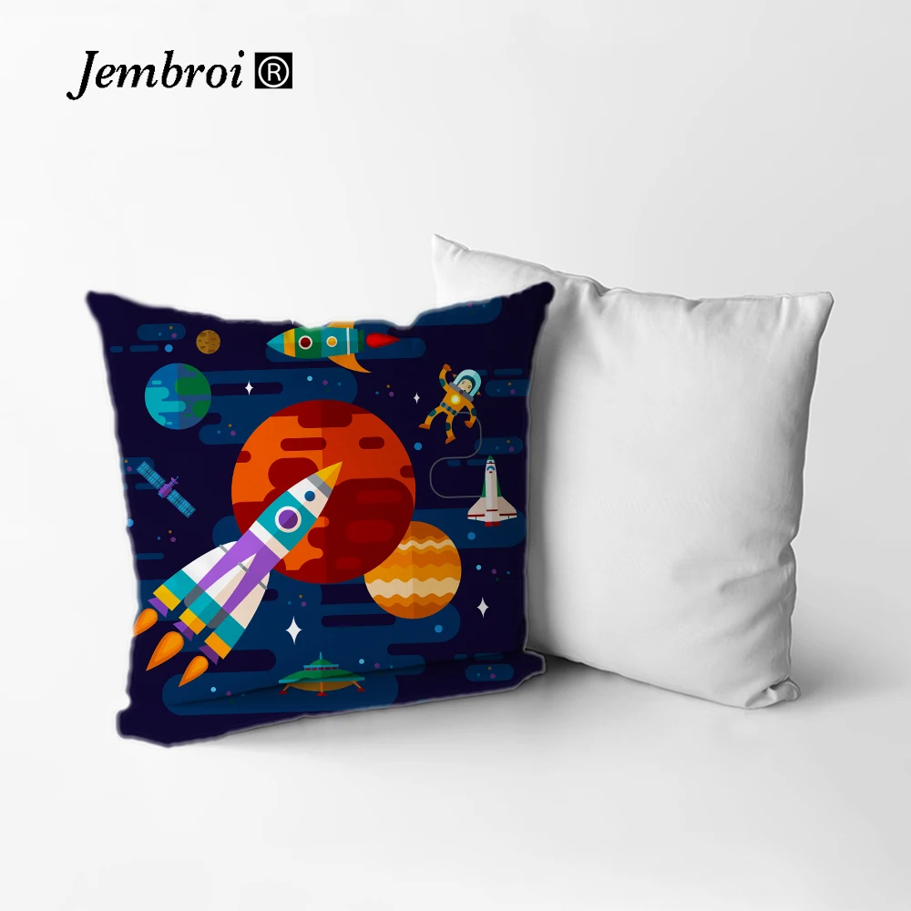 

Чехол для детской диванной подушки с изображением космоса, космоса, космонавта, инопланетянина