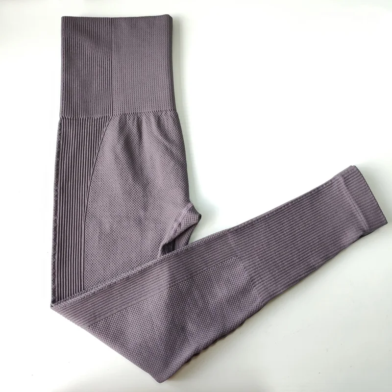Slate Lavender Nepoagym, женские бесшовные леггинсы с высокой талией, леггинсы для спортзала, леггинсы с контролем живота, Женские Штаны Для Йоги - Цвет: Slate Lavender