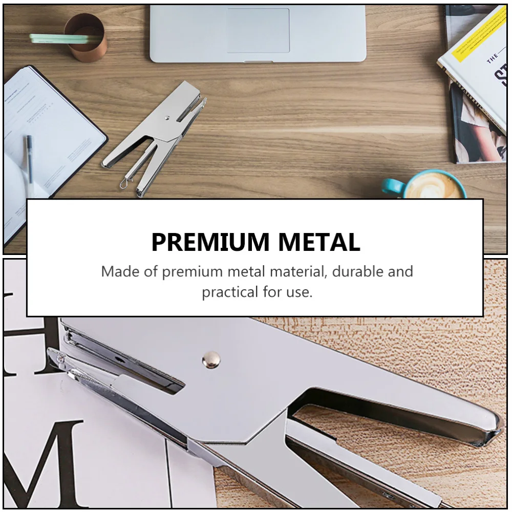 

1pc Portable Metal Stapler Book File Binding Tool Binding Machine Office Supply