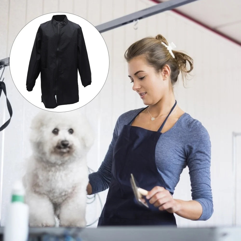 

1pc Pet Groomer Overalls Pet School Overalls Waterproof Anti-static Apron