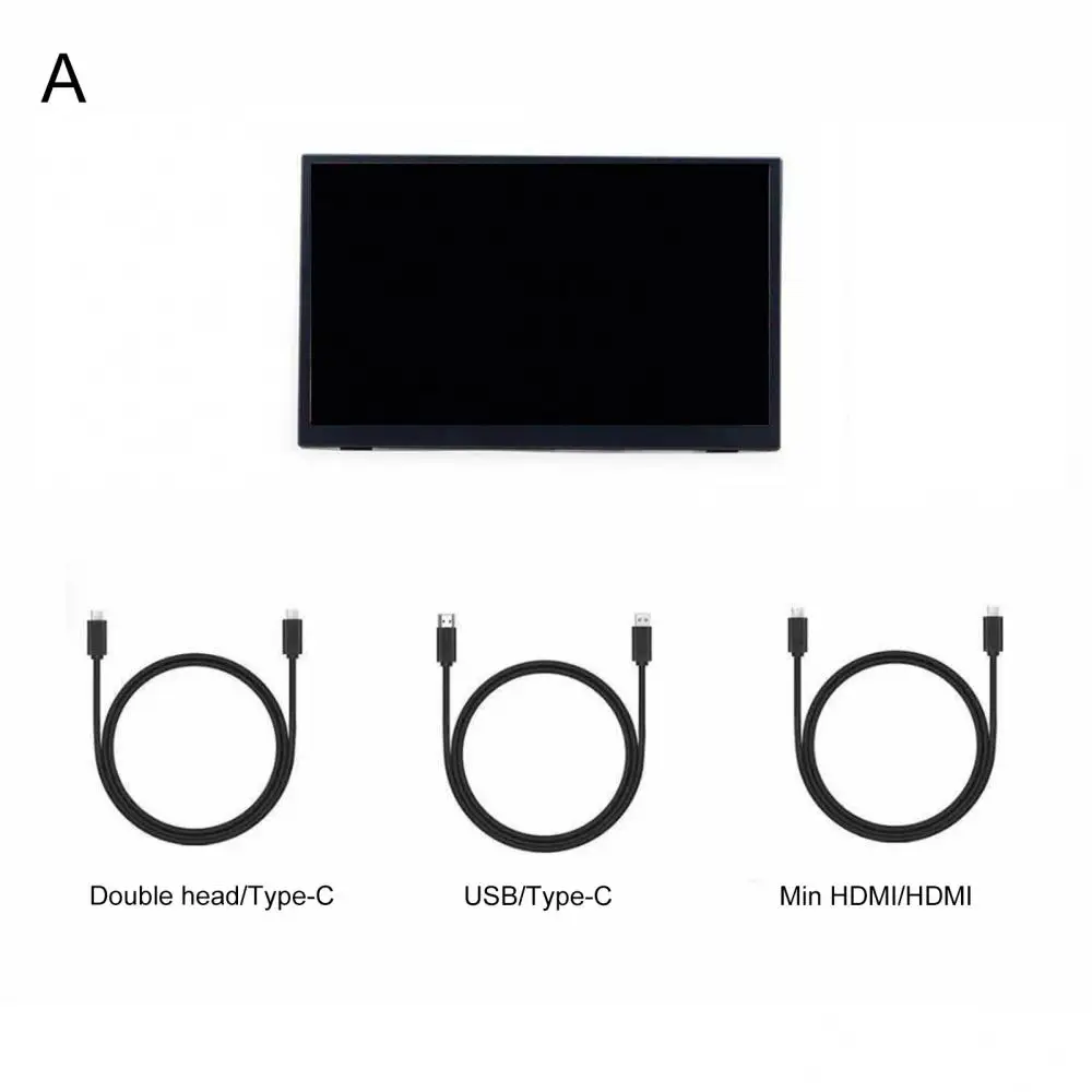 Портативный IPS-дисплей 15 6 дюйма 1080P HDMI-совместимый USB-C для ПК Xbox PS4 Switch | Компьютеры