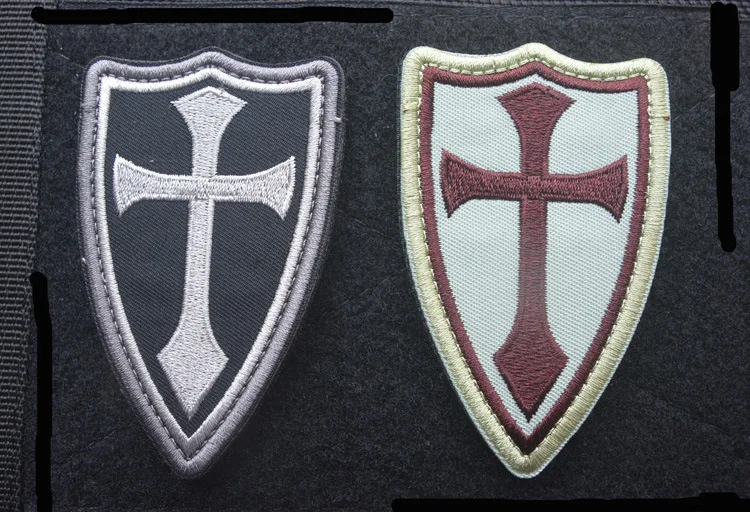 Рыцари крестоносцы нашивки в стиле милитари нашивка жилет христианская армия