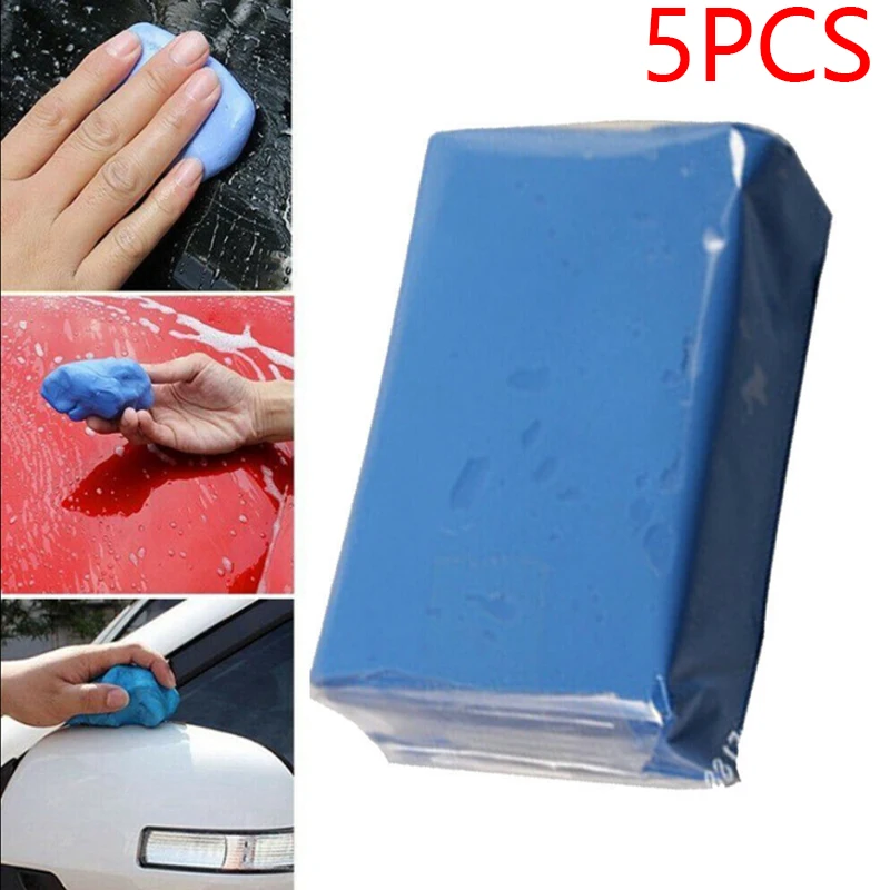 

5PCS Car Wash Detailing Magic Car Truck Clean Clay Bar 100g Bar Auto Vehicle Detailing Cleaner Car Styling Cleaning Tools