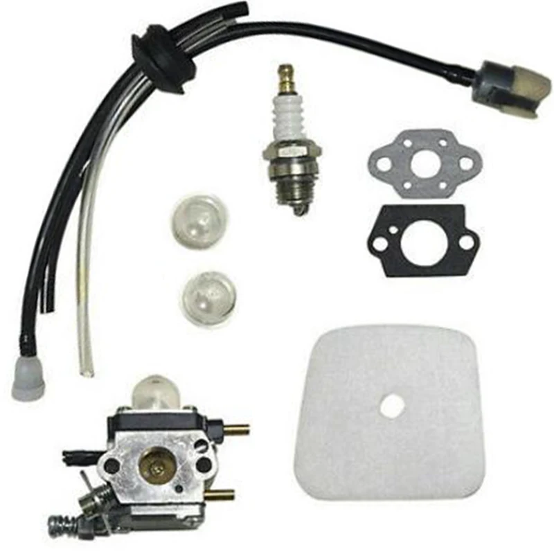 Газонокосилка карбюратор Свеча зажигания Комплект прокладок для культиватор