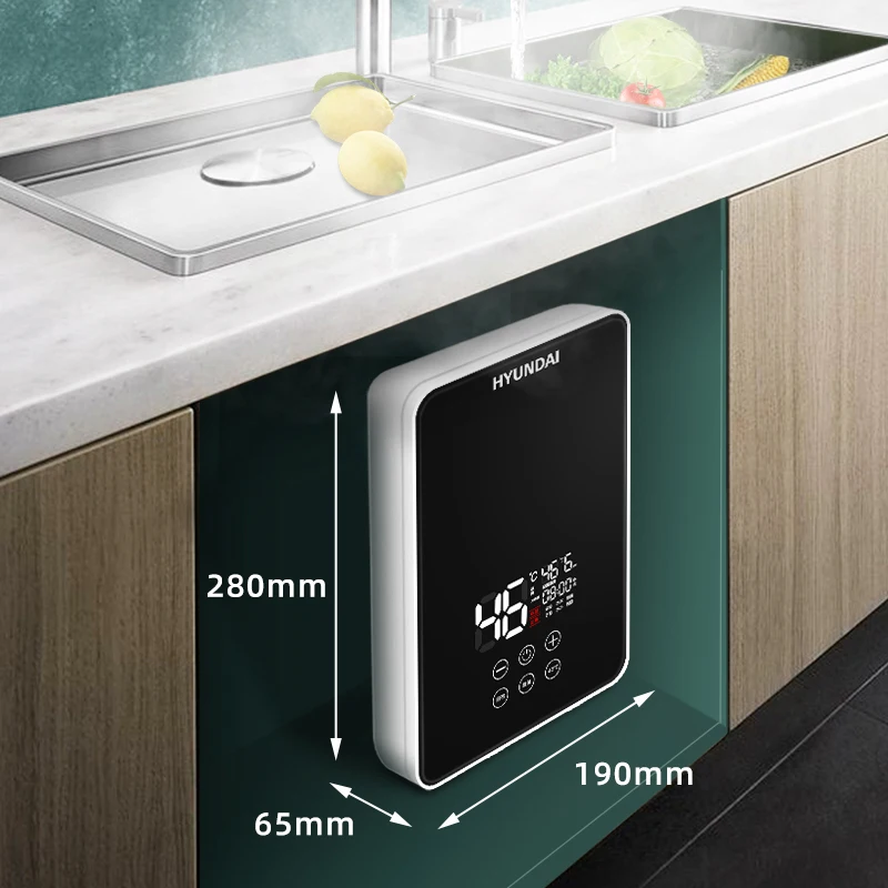 

Water Heater Instant Electric Water Heater Intelligent Constant Temperature Household Bathroom Kitchen 3 Seconds Fast Heating