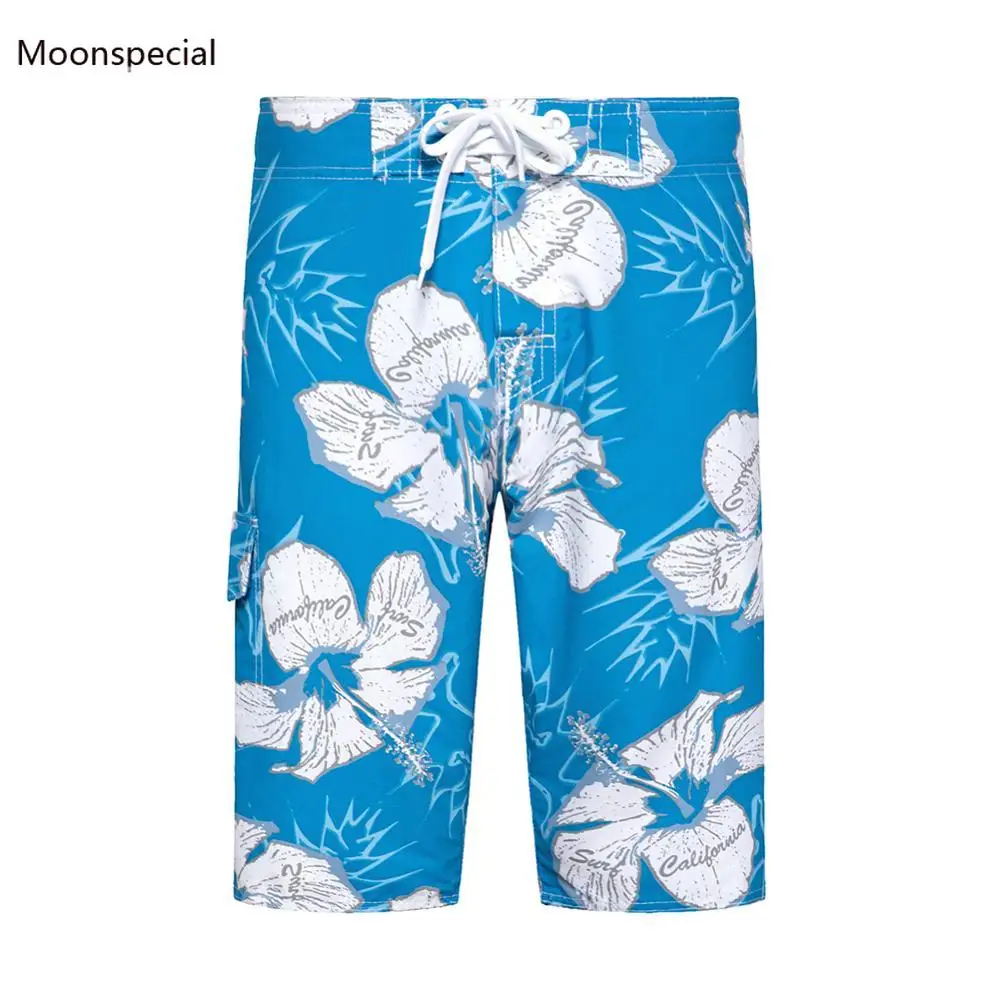 

Спортивные шорты мужские быстросохнущие, дышащие пляжные джоггеры, цветные спортивные штаны для фитнеса, с цветочным принтом, летние