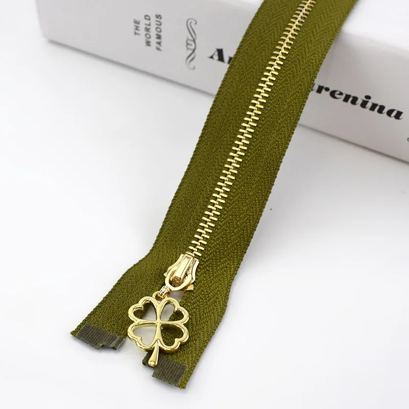 ArmyGreen Meetee 2 шт 40-70 см 3# Металлические молнии Open-End Авто замок золотая молния DIY сумки кошелек Декор одежды молния Швейные аксессуары ZA039 - Цвет: ArmyGreen