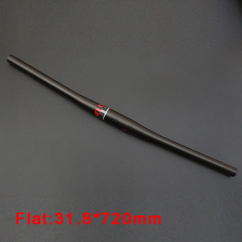 flat 720mm DH/FR/XC руль велосипеда Алюминий сплав горный велосипед руль плоский/талии колеса велосипеда MTB Ласточка один-образный 31.8mmX620/680/700/720 мм - Цвет: flat 720mm