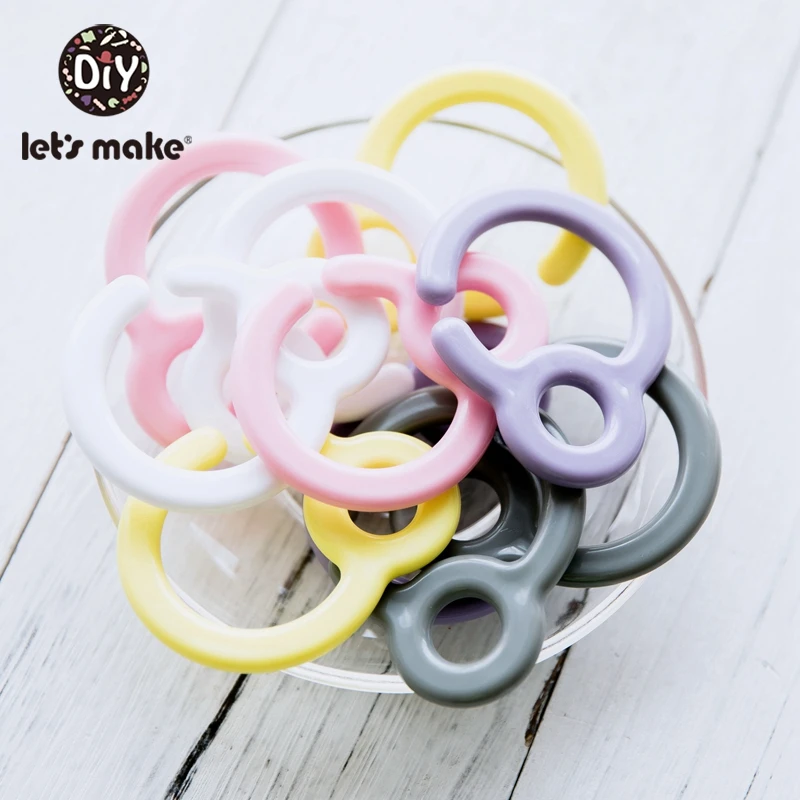 

Let'S Make 200Pc Plastic Double Buckle Pacifier Chain Personalized Pacifier Clip Baby Bed Hanging Rattles Stroller Toys For Baby