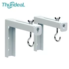 Настенный Регулируемый L-образный кронштейн для проекционного экрана, комплект крючков для крепления экрана домашнего кинотеатра
