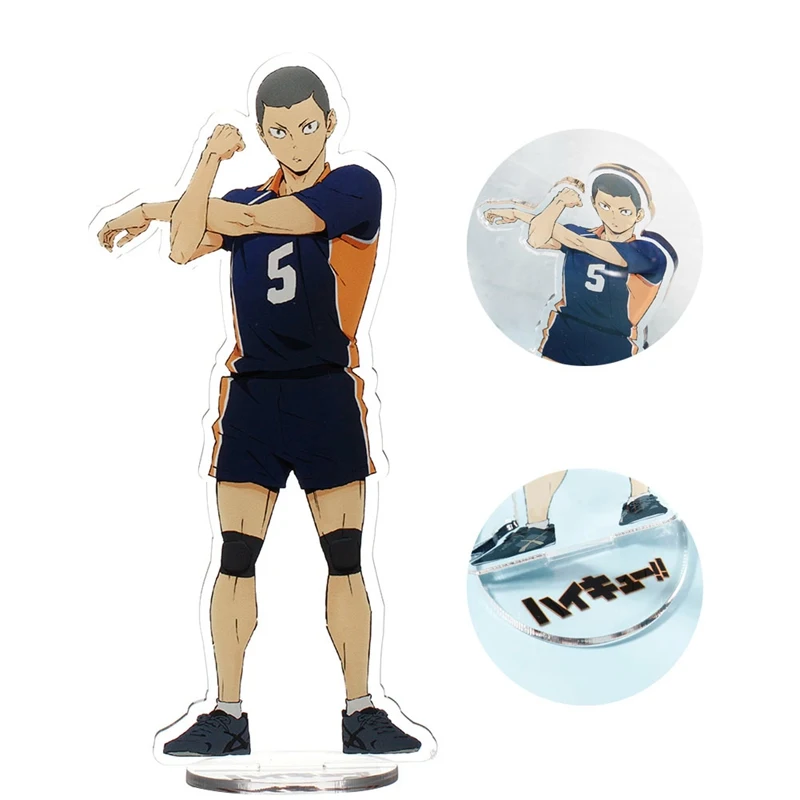 15 см Аниме Haikyuu! Акриловая настольная подставка фигурки из аниме подарки для
