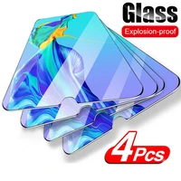 4pcs full tempered protective glass for huawei p30 p20 p40 lite p smart 2019 z screen protector for huawei mate 10 20 lite glass
