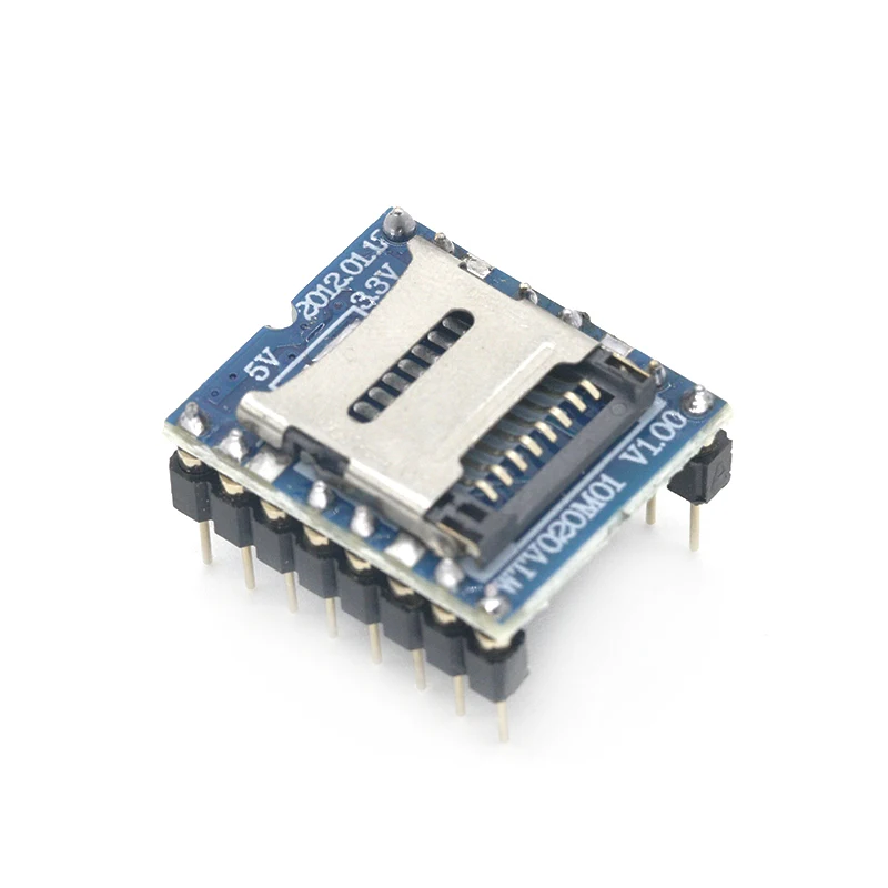 WTV020 SD WTV020SD 20SS мини карта MP3 звуковой модуль голосовой для PIC Arduino 2560 UNO R3 16P|Детали и