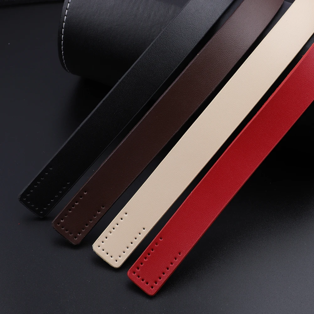 50cm Genuine Leather Shoulder Bag Strap DIY Replacement Bag HandlesDurable Detachable Belt Women Handbag Accessories For Bags