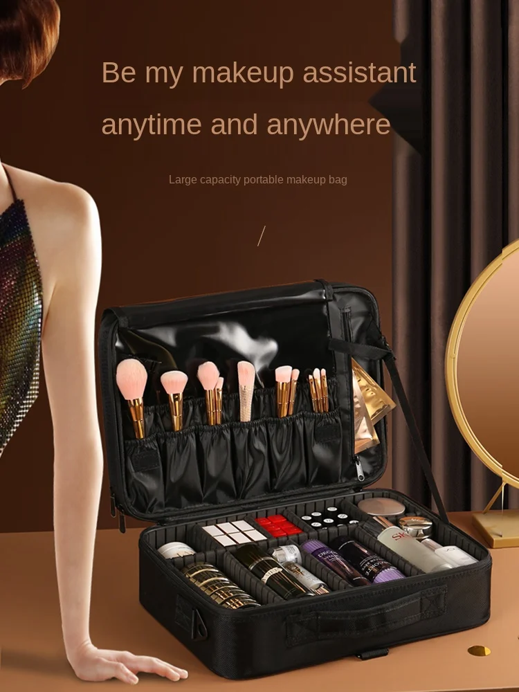 Вместительная косметичка для женщин портативная дорожная сумка хранения