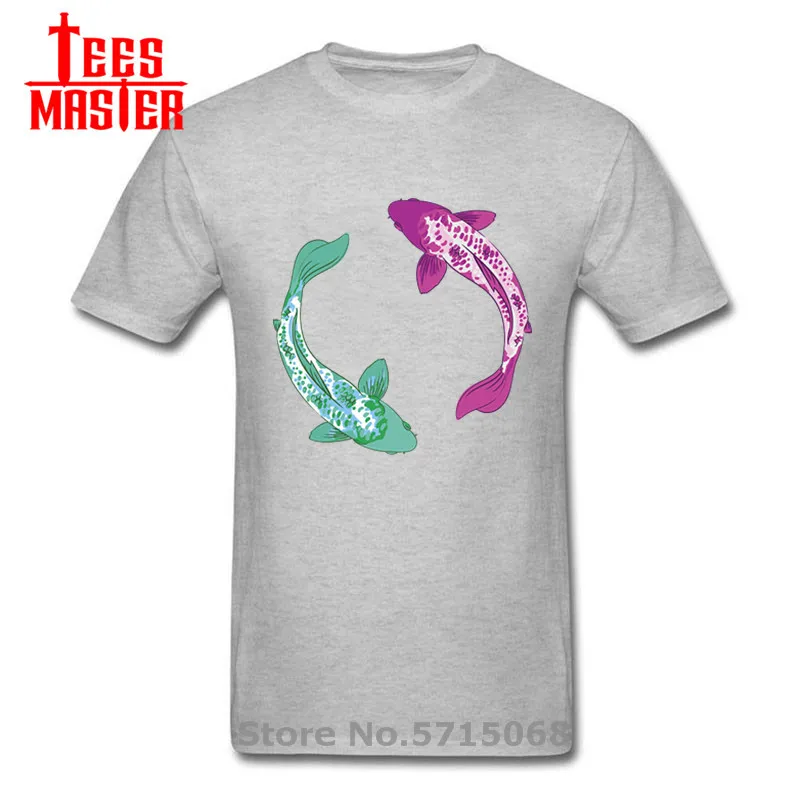 Новый дизайн кои Инь Ян футболка для мужчин китайский Стиль Тай Чи дерьмо цена