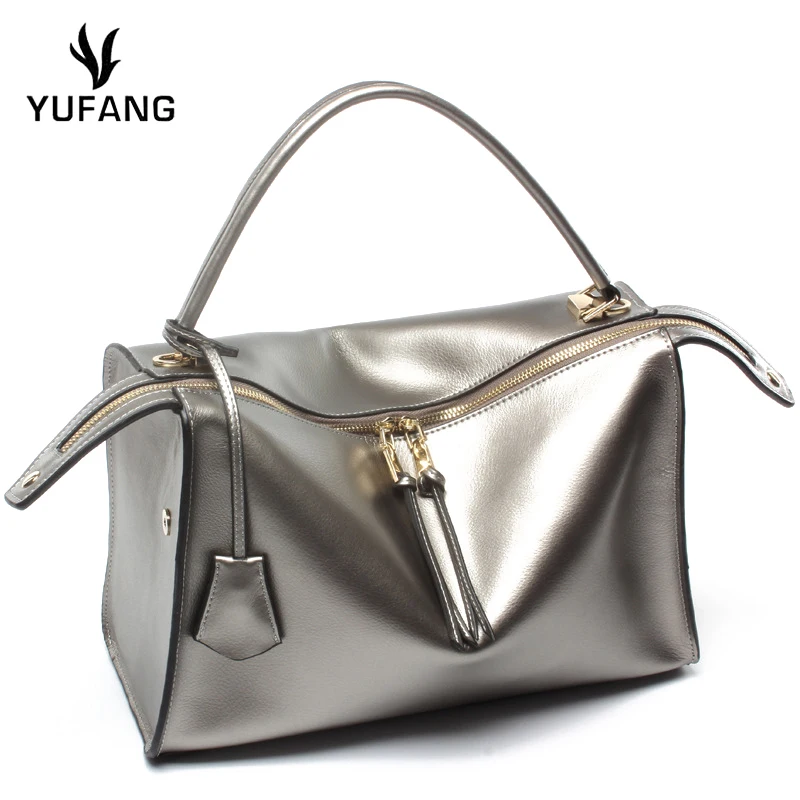 YUFANG женская сумка мессенджер яркой расцветки роскошная кожаная на плечо Женская