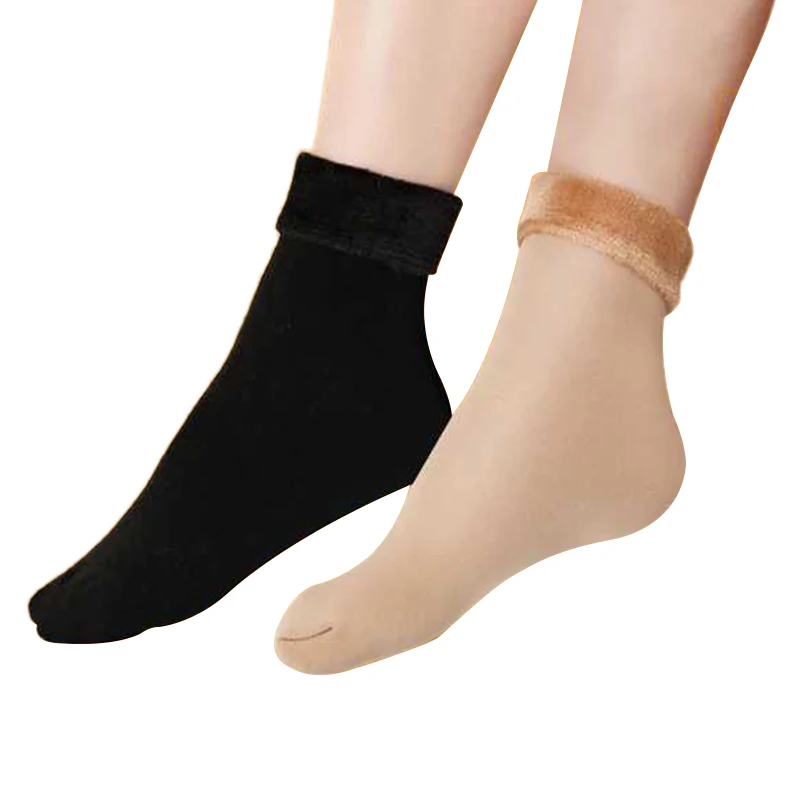 

1 Pair Nylon Comfortable Thicken Socks Mens Women Socks Winter Warm Outdoor Sports Breathable Socks Legging Leg Warmers Stocking