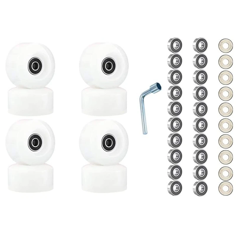 

Roller Skate Wheels Quad-Light 8 Pack 608 Bearings Wheels For Skating