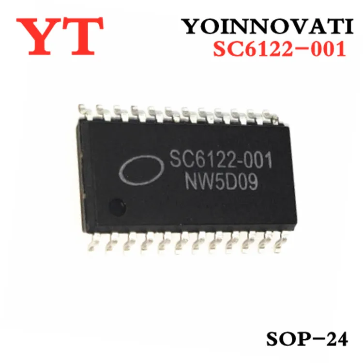 10 шт./лот SC6122-001 SC6122 лапками углублением SOP-24 IC | Электронные компоненты и