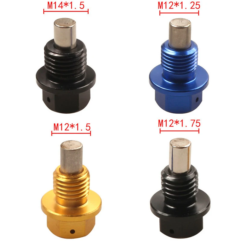M12x1.5 M12x1.25 M12x1.75 M14x1.5 Магнитная дренажная масляная пробка & масла дренажный гайка