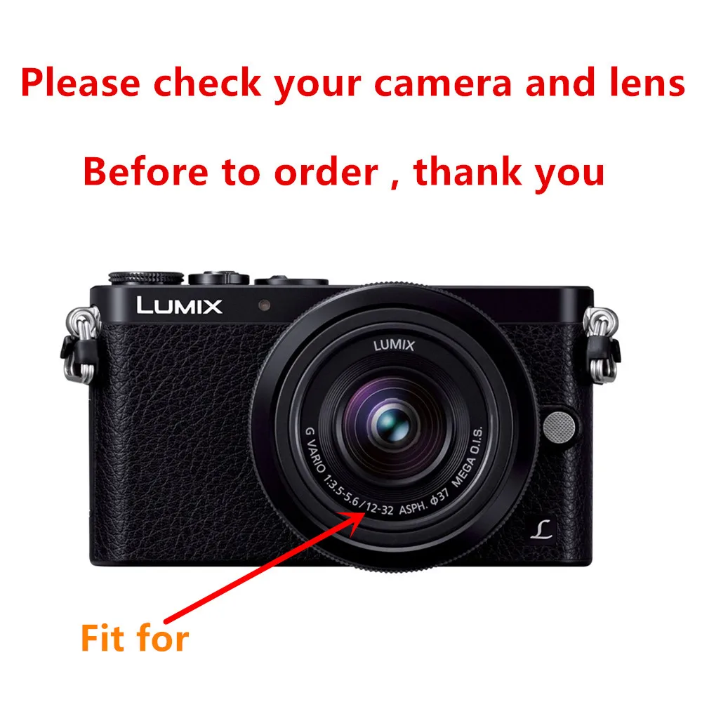 37 мм металлическая вентилируемая бленда объектива для Panasonic GX800 GX850 GF10 GF9 GF8 GF7 GM5 GM1