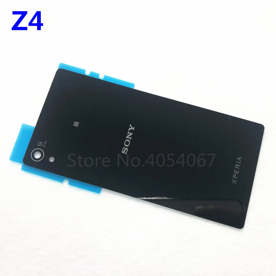 Для sony xperia Z4 Z3 Plus Z3+ E6553 E6533 Задняя стеклянная крышка батарейного отсека Замена стеклянного корпуса+ NFC антенна