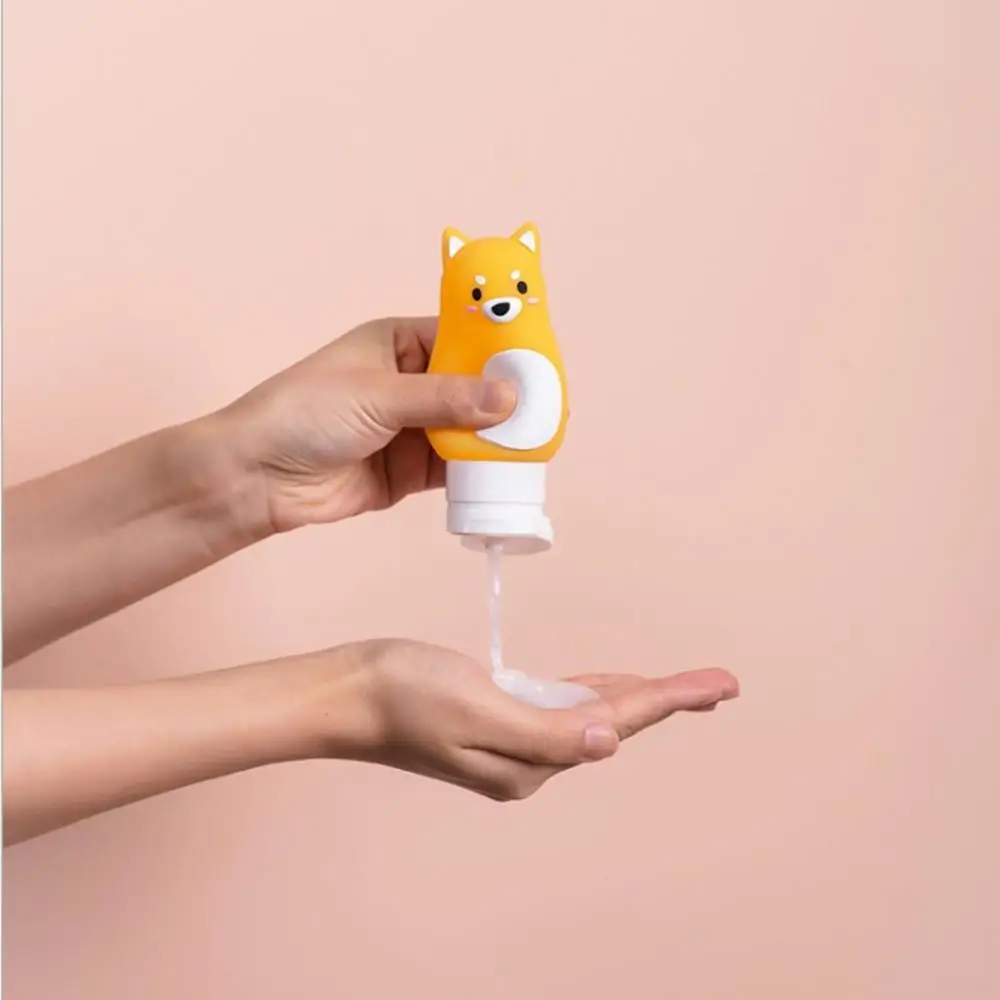 Портативный милые многоразового Путешествия силиконовый пустые бутылки шампуня