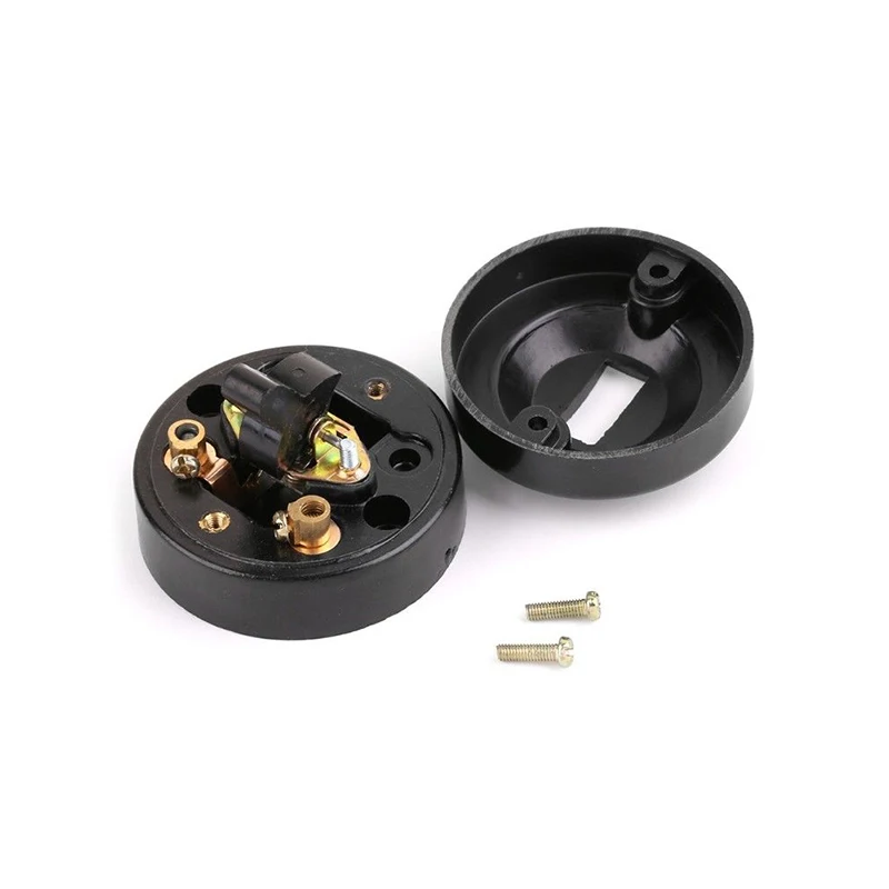 Ретро однокнопочный переключатель старомодный круглый настенный светильник с