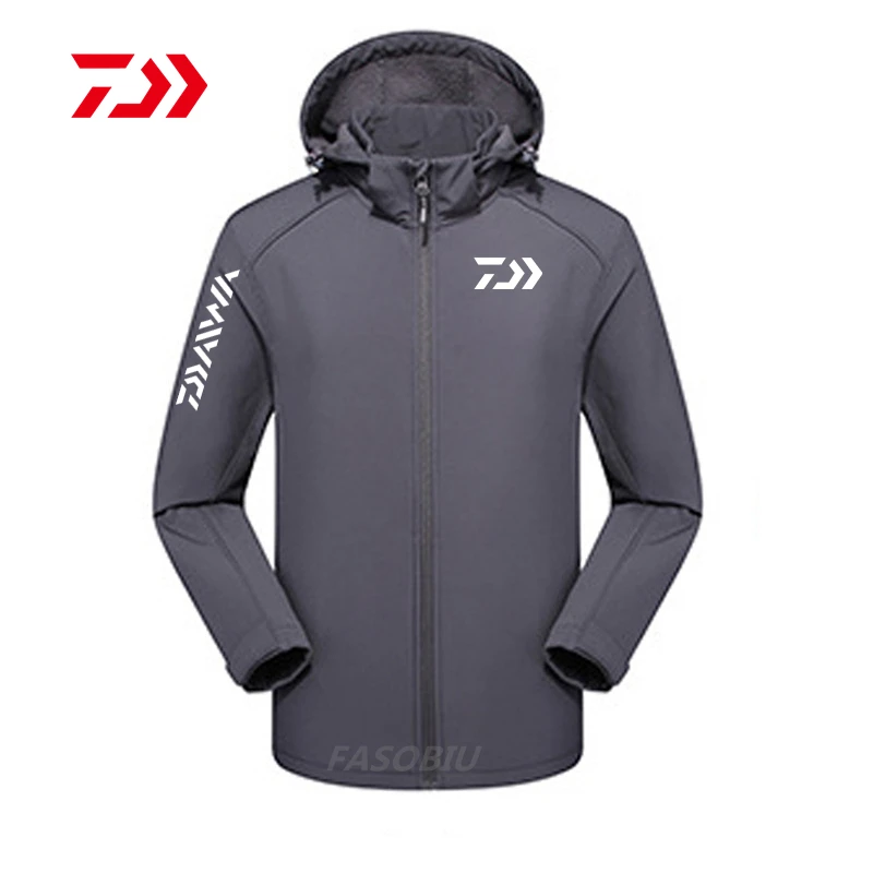 

Daiwa Spring Autumn Fishing Clothing Breathable Waterproof Thin Fishing Clothes Outdoor Sport Hooded Fishing Jackets Men's Top