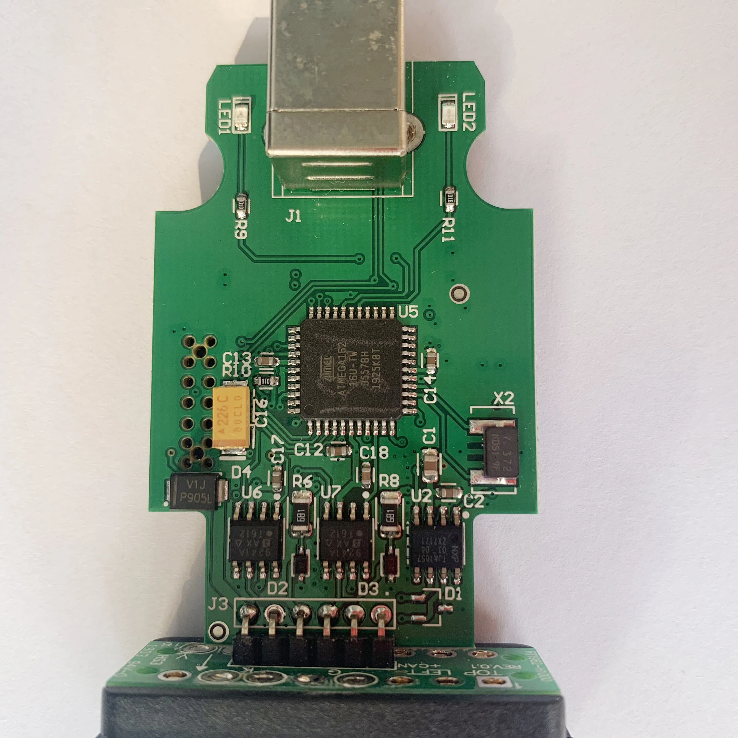 Кабель диагностический 16-контактный OBD2 с поддержкой USB 21 9 и CAN-шиной | Автомобили