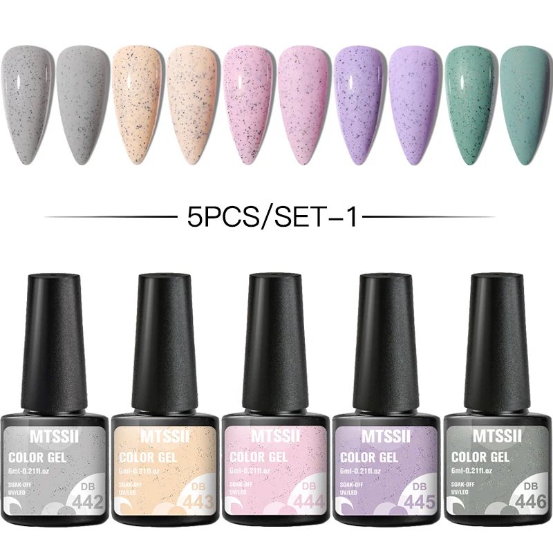 

Гель-лак для ногтей Mtssii с морским песком, 6 шт.