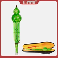 lommi chinese hulusi gourd cucurbit c key flute ethnic wind flute hulusi gourd cucurbit flute bamboo pipes flutes green color