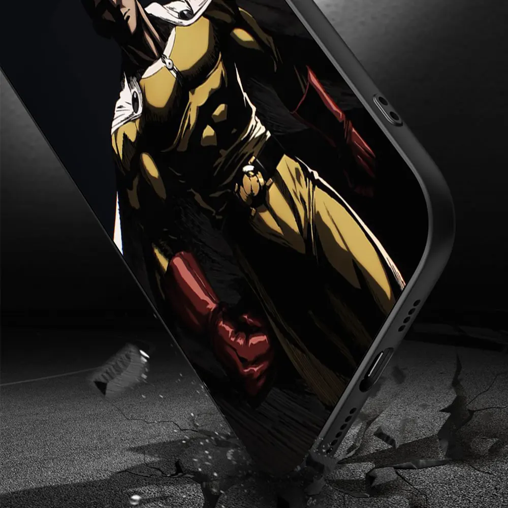 Отбеливающий чехол для сотового телефона One Punch Man iPhone 11 13 Pro Max 7 XR 12 Mini X 6 6S XS 5 5S SE 2020 8