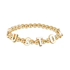 Персонализированный браслет с именем на заказ, белый браслет бусина буква ручной работы из бисера для женщин, модные украшения, подарок маме