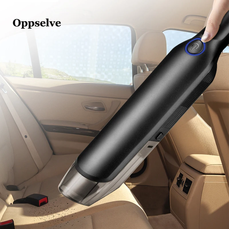 

Oppselve Wireless Vacuum Cleaner Portable Cyclone Suction Rechargeable Wet Dry Auto Handheld Vacuum Cleaner for Car Home Hair PC