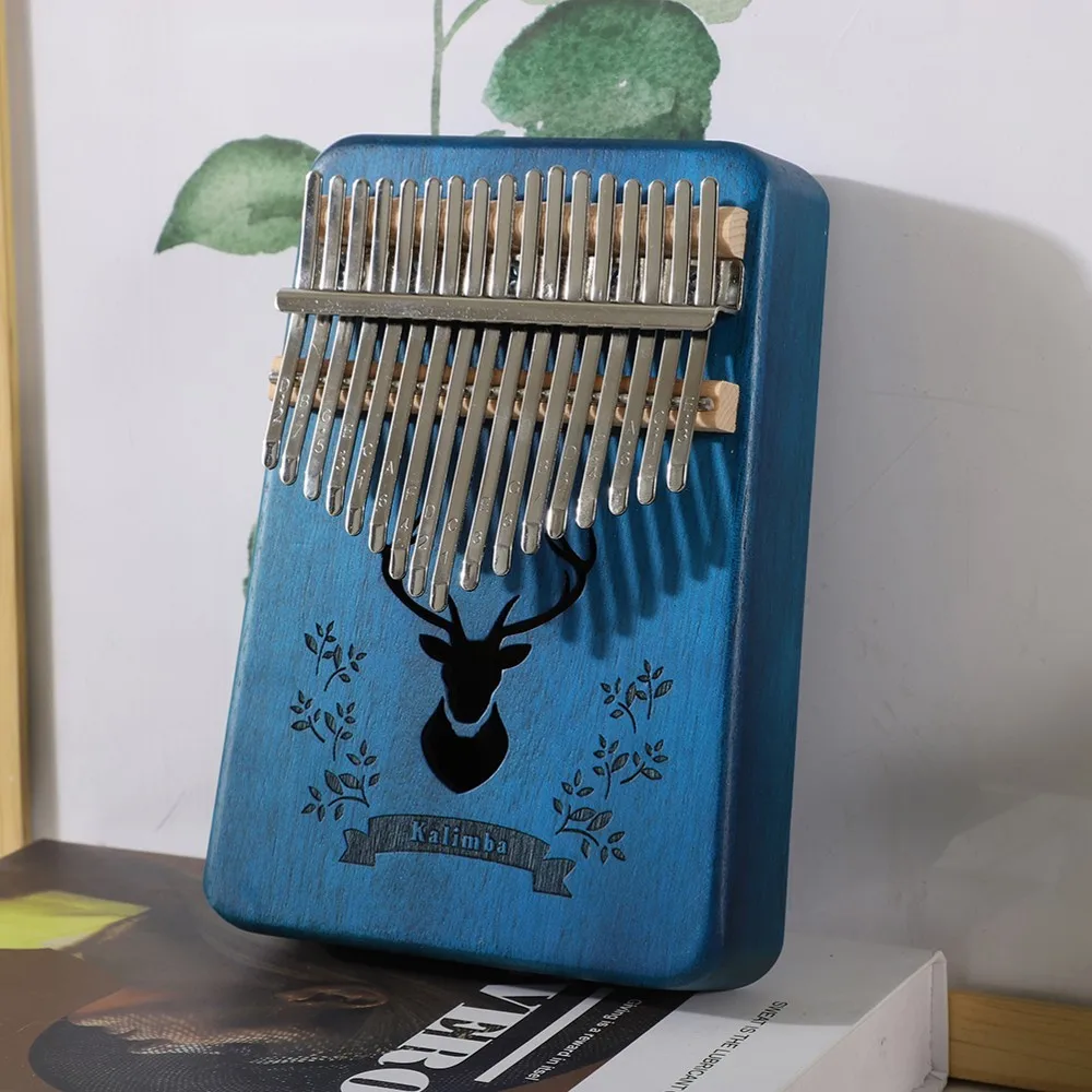 Под заказ калимба 17 клавиш красное дерево большой палец пианино mbira музыкальный